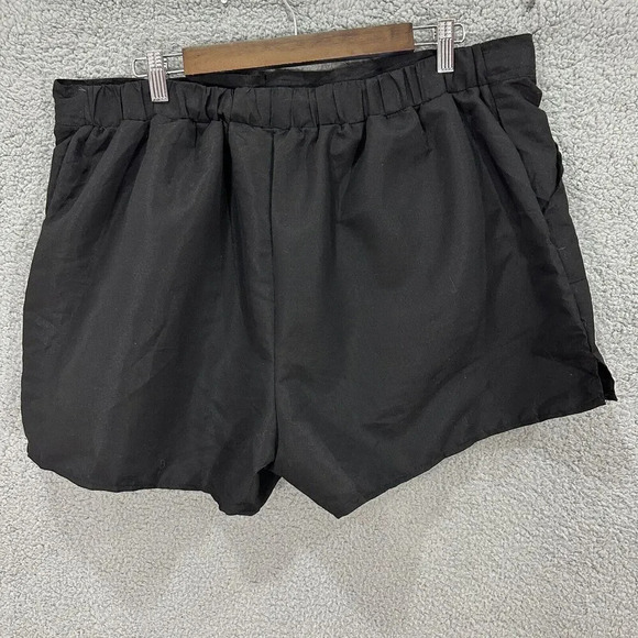 swimsuits for all womens swim shorts 20 black pull on pockets aquabelle stretch - Picture 1 of 4